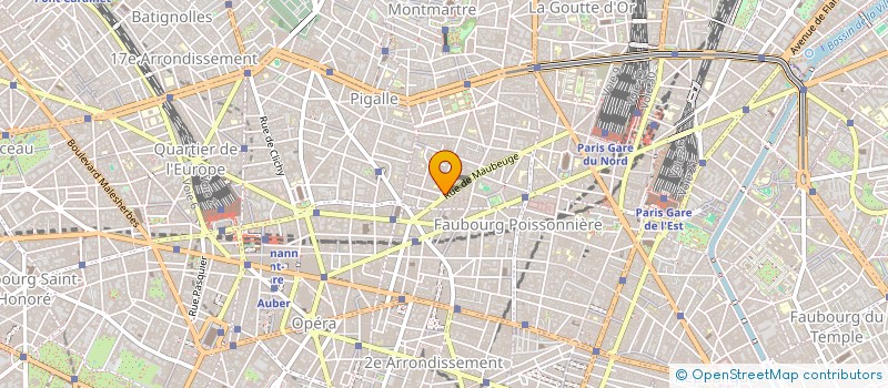 localisation de l'entreprise A.G.M. à PARIS