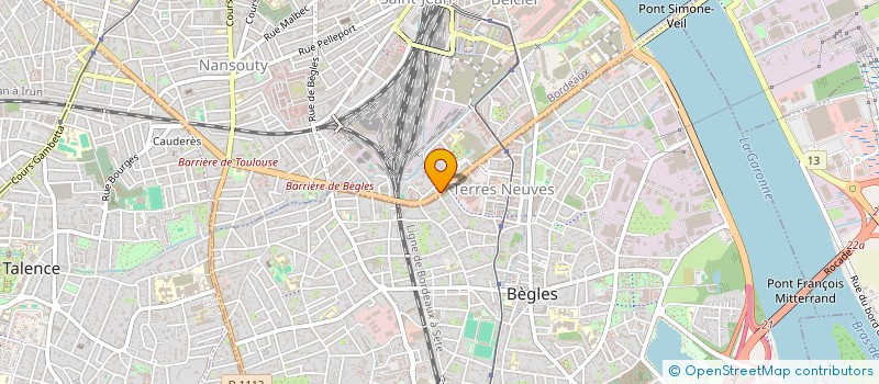 localisation de l'entreprise A G M à BORDEAUX