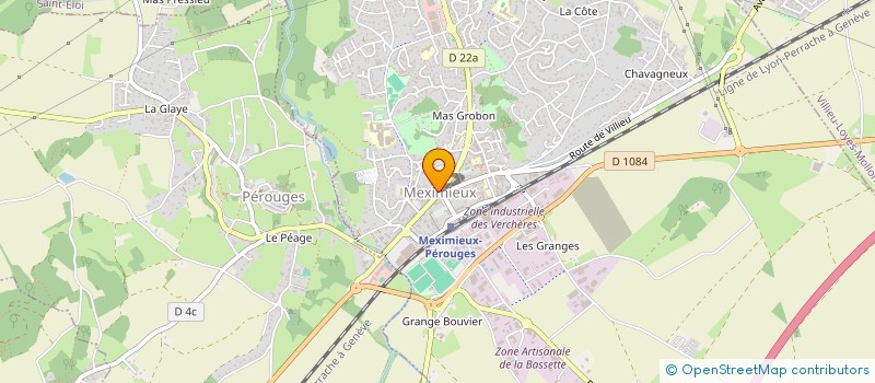 localisation de l'entreprise A.G.M.K COMMERCES à MEXIMIEUX