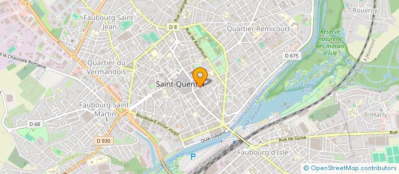 localisation de l'entreprise A.G.M.M  SAINT-QUENTIN