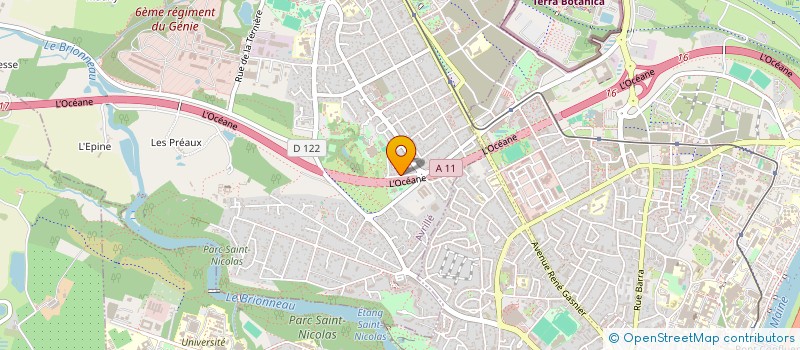 localisation de l'entreprise A.G.N.B à AVRILLE