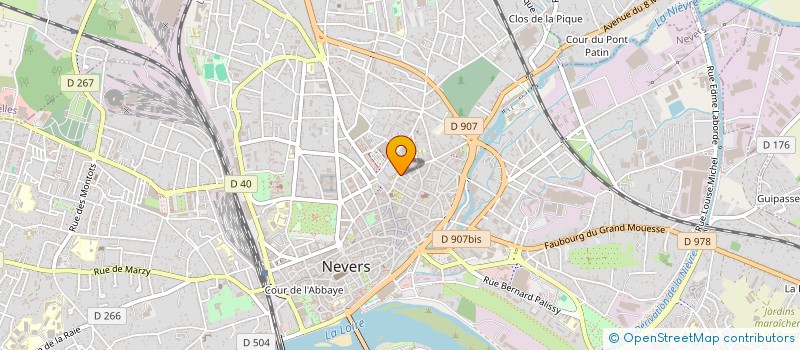 localisation de l'entreprise A.G.O à NEVERS