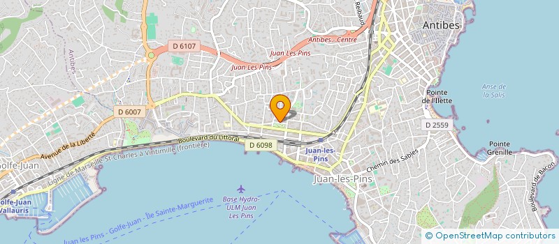 localisation de l'entreprise A G O R S  ANTIBES