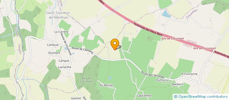 localisation de l'entreprise A.G.O. TAFFARELLO  COCUMONT