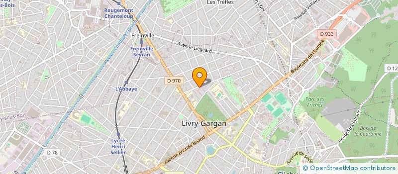 localisation de l'entreprise A&G OPTIQUE à LIVRY-GARGAN