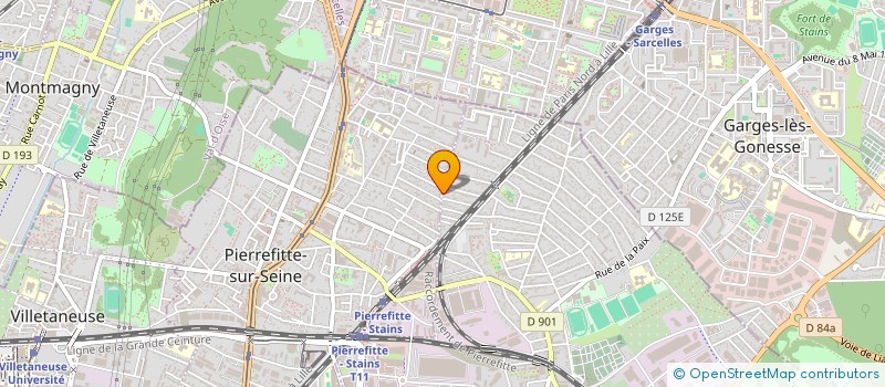 localisation de l'entreprise A G P à STAINS