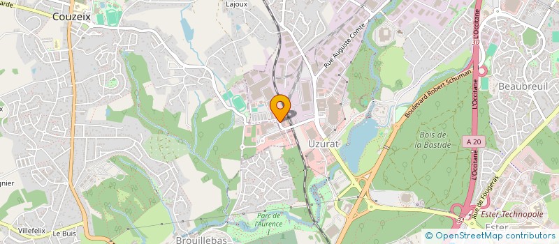 localisation de l'entreprise A G P SAS à LIMOGES