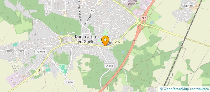 localisation de l'entreprise A.G.PARTICIPATIONS à DAMMARTIN-EN-GOELE