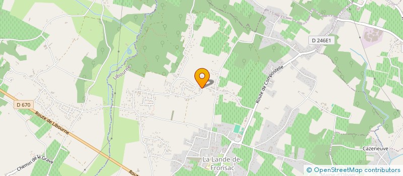 localisation de l'entreprise A.G. PENAFIEL  LA LANDE-DE-FRONSAC