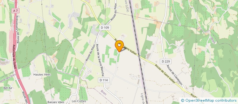 localisation de l'entreprise A & G PLAQUISTE CLEMENT BILLON  BREN