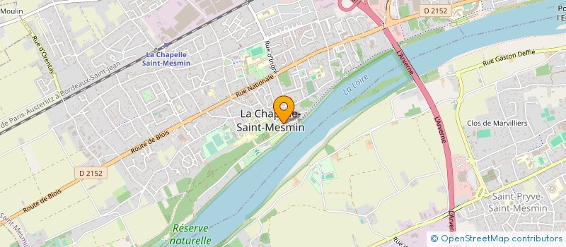 localisation de l'entreprise A.G. PRESTATIONS à LA CHAPELLE-SAINT-MESMIN
