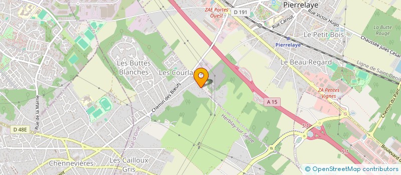 localisation de l'entreprise A&G PROPERTIES  HERBLAY-SUR-SEINE