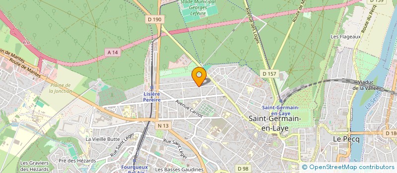 localisation de l'entreprise A.G.R.A.A. SAINTE LUCIE  SAINT-GERMAIN-EN-LAYE