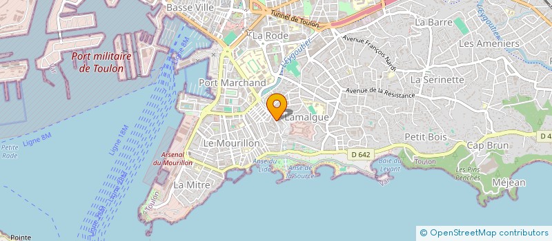 localisation de l'entreprise A G R A C à TOULON