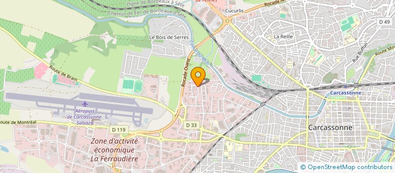 localisation de l'entreprise A G R T P - ARRANS GARCIA RESEAUX TRAVAUX PUBLICS à CARCASSONNE