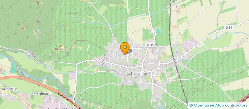 localisation de l'entreprise A G S  SCHERWILLER