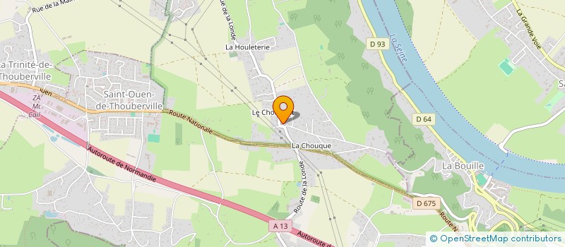 localisation de l'entreprise A.G.S.  CAUMONT