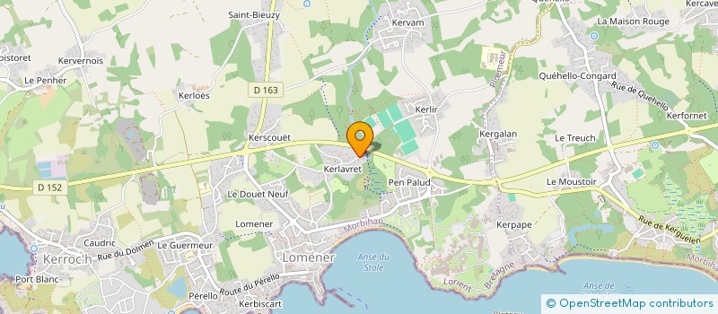localisation de l'entreprise A G S à PLOEMEUR