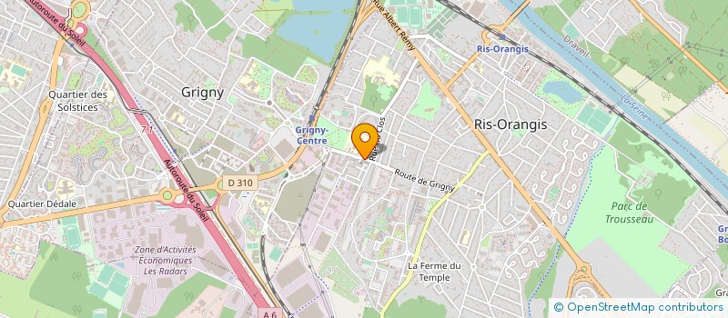 localisation de l'entreprise A G S C AUDIT GESTION SOCIAL COMPTABILITE à RIS-ORANGIS