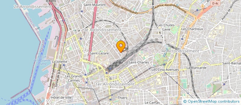 localisation de l'entreprise A.G.S.C.I. à MARSEILLE