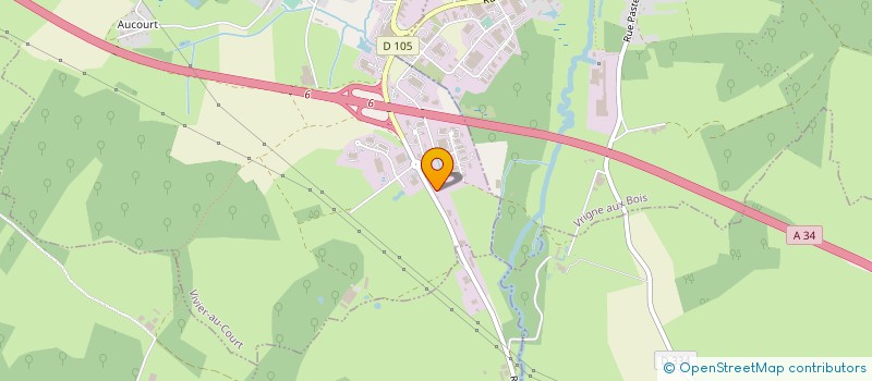 localisation de l'entreprise A.G.S.JACQUEMARD  VIVIER-AU-COURT