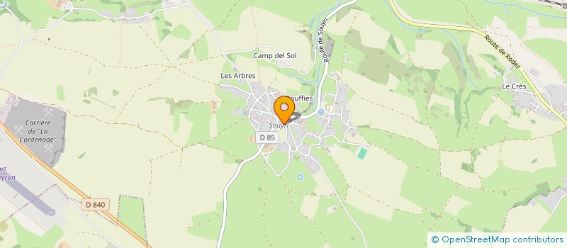 localisation de l'entreprise A G S L B  SALLES-LA-SOURCE