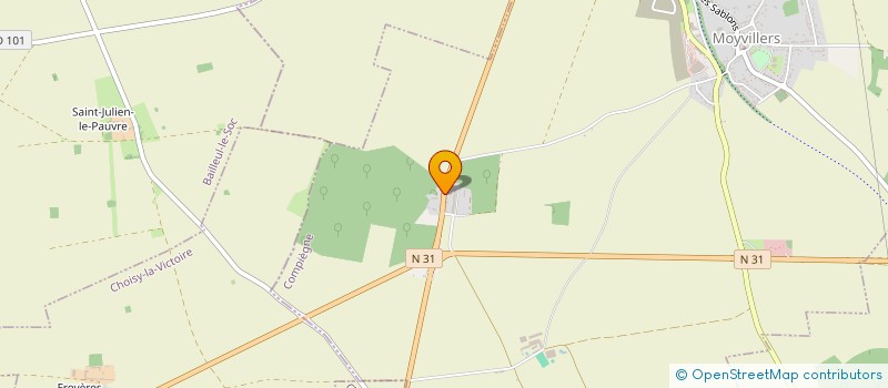 localisation de l'entreprise A.G.S. LIHUS  MOYVILLERS