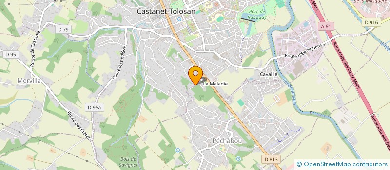 localisation de l'entreprise A.G.S.V.C à CASTANET-TOLOSAN