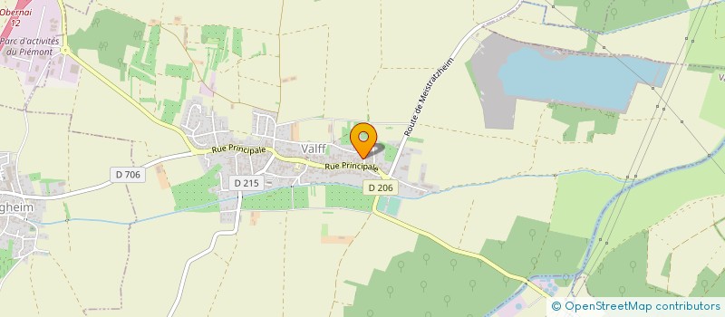 localisation de l'entreprise A.G. SOLUTIONS à VALFF
