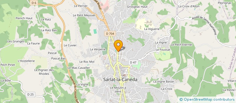 localisation de l'entreprise A.G.T.M à SARLAT-LA-CANEDA