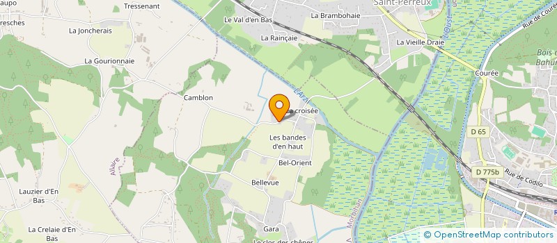 localisation de l'entreprise A.G.T.M.  SAINT-JEAN-LA-POTERIE