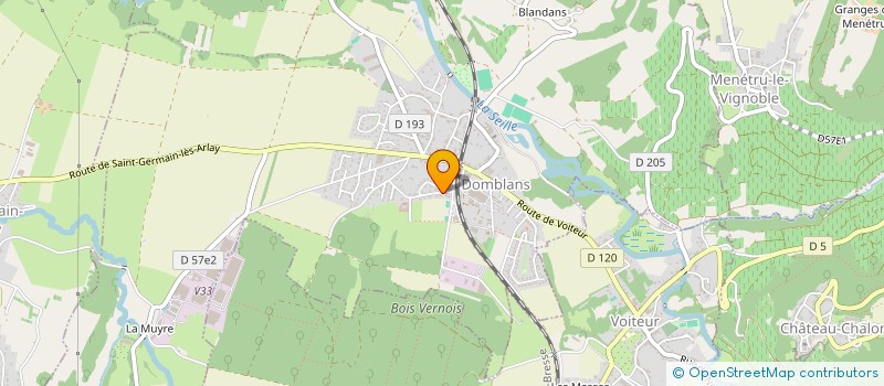 localisation de l'entreprise A G. T P  DOMBLANS