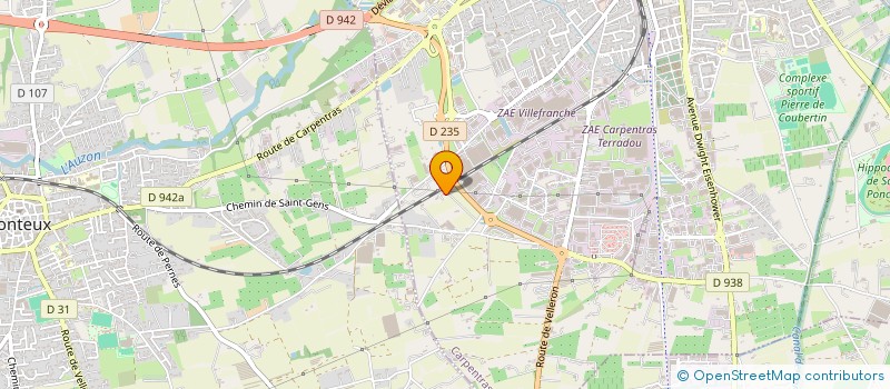 localisation de l'entreprise A.G.T.P. à CARPENTRAS