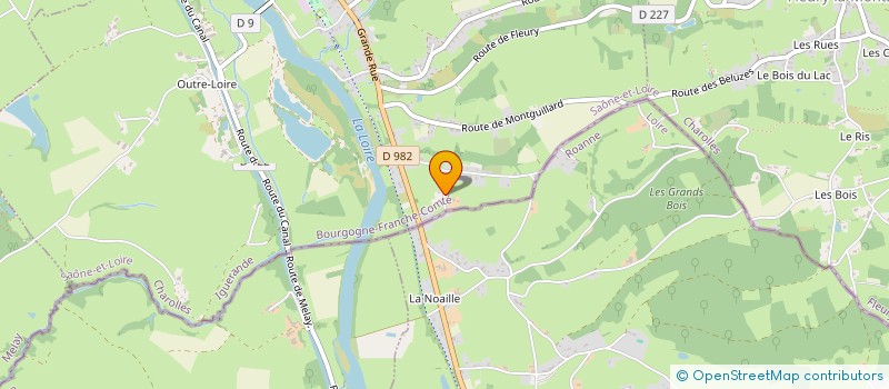 localisation de l'entreprise A.G.T.P.  IGUERANDE