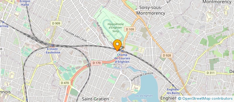 localisation de l'entreprise A G TENDANCE à EAUBONNE