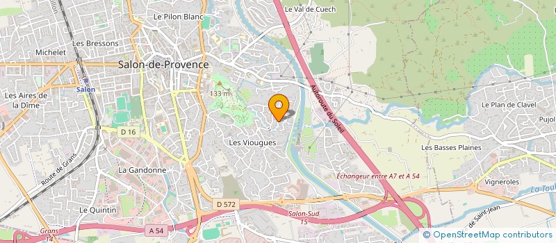 localisation de l'entreprise A.G. VINS à SALON-DE-PROVENCE