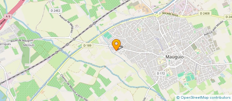 localisation de l'entreprise A.GE.FIM à MAUGUIO