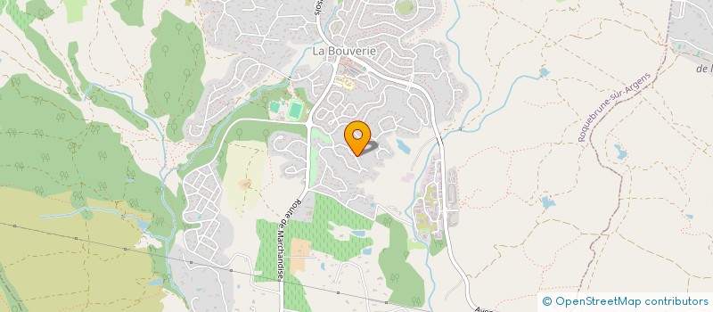 localisation de l'entreprise A.GE.SI  ROQUEBRUNE-SUR-ARGENS