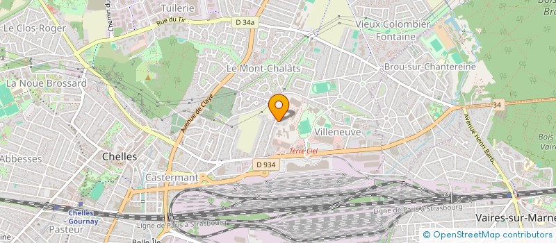 localisation de l'entreprise A GEN A à CHELLES