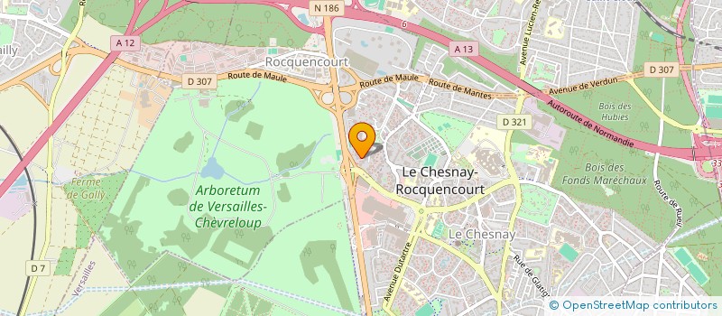 localisation de l'entreprise A GENEBAT  LE CHESNAY-ROCQUENCOURT