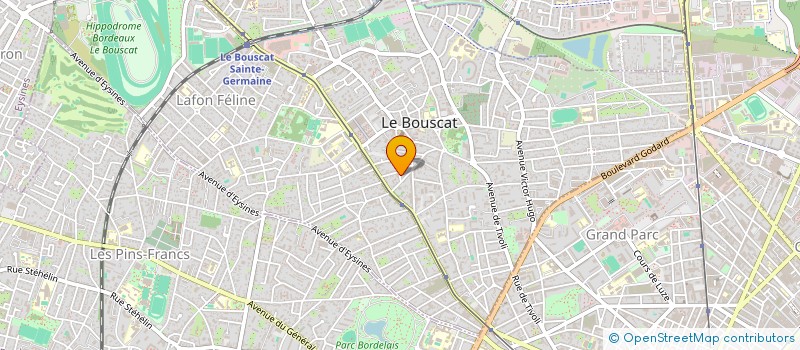 localisation de l'entreprise A.GIR.BRIDGE  LE BOUSCAT