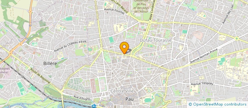 localisation de l'entreprise A.GIT à PAU
