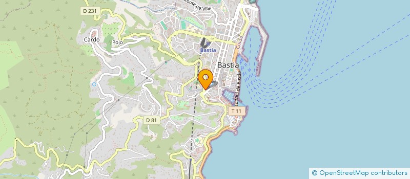 localisation de l'entreprise A GIUSTINIANA à BASTIA