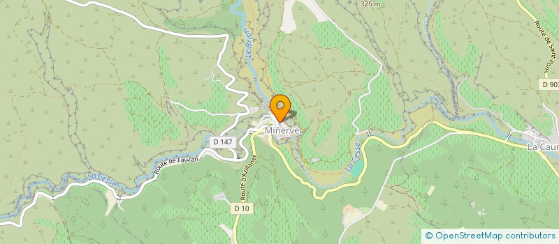 localisation de l'entreprise A GORGES DEPLOYEES  MINERVE