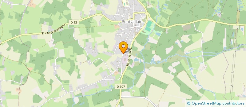 localisation de l'entreprise A. GOUPIL ELECTRICITE & PLOMBERIE  PONTVALLAIN