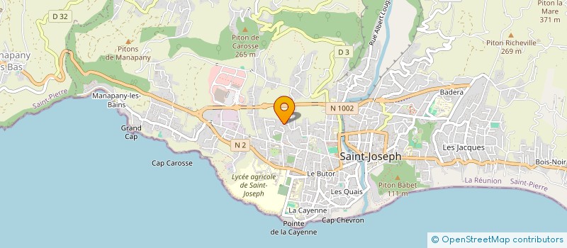 localisation de l'entreprise A GRAND COUP D'AILE à SAINT-JOSEPH