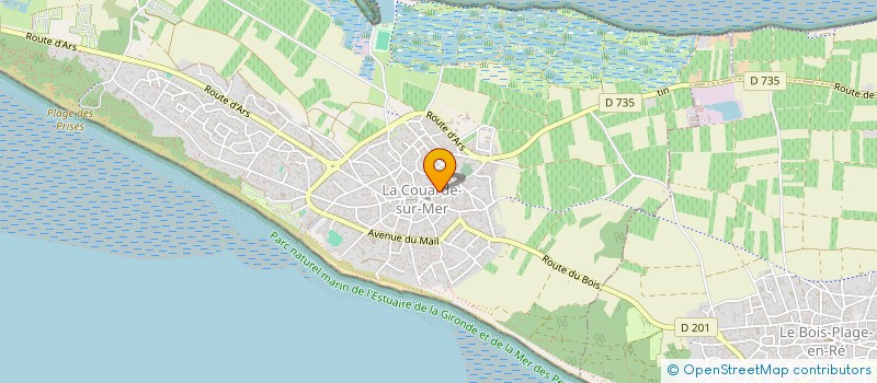 localisation de l'entreprise A GUICHET OUVERT  LA COUARDE-SUR-MER