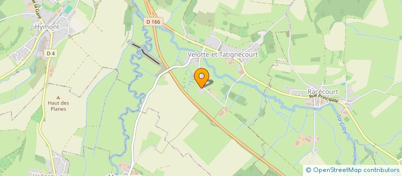 localisation de l'entreprise A GUYOT SARL à VELOTTE-ET-TATIGNECOURT