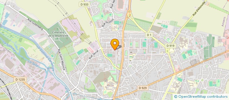 localisation de l'entreprise A H A à AMIENS