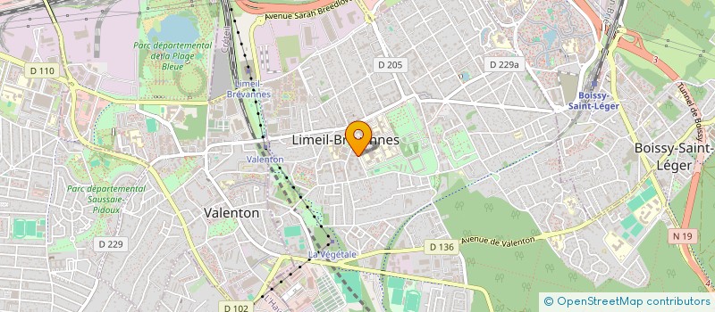 localisation de l'entreprise A.H BATIMENT  LIMEIL-BREVANNES